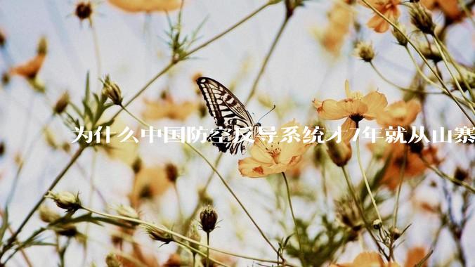 为什么中国防空反导系统才7年就从山寨到全面原创且超越了俄罗斯？
