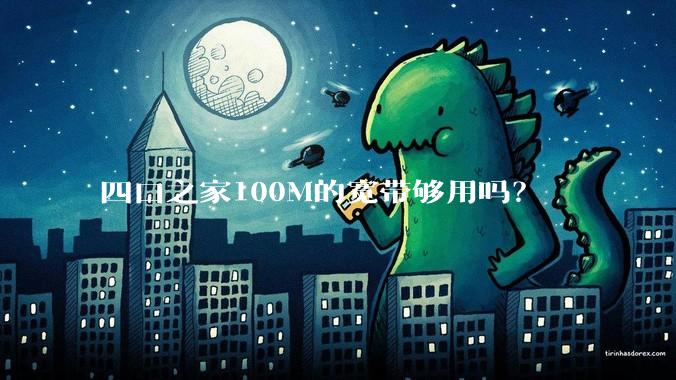 四口之家100M的宽带够用吗？